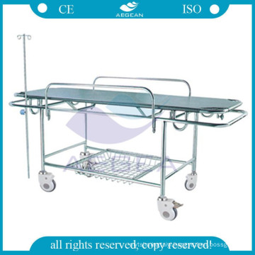 AG-HS015 CE approved hospital furniture transfer stainless steel medical stretcher